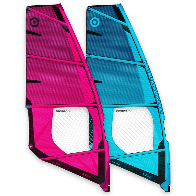 Combat HD Windsurf Sail|C1 Blue/Deep Aqua|C2 Hot Pink/Berry|3,3|3,7|4,0|4,2|4,5|4,7|5,0|5,3|5,6