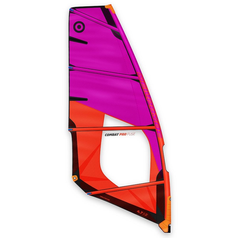 Combat PRO Fuse Windsurf Sail|C3 Juicy Orange/Purple|2,9|3,3|3,7|4,0|4,2|4,5|4,7|5,0|5,3