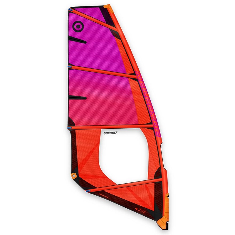 Combat Windsurf Sail|C3 Juicy Orange/Purple|3,3|3,7|4,0|4,2|4,5|4,7|5,0|5,3