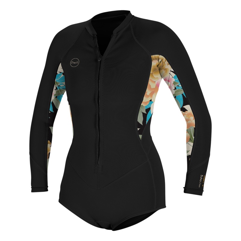 Bahia 2/1 Front Zip L/S Womens Shorty