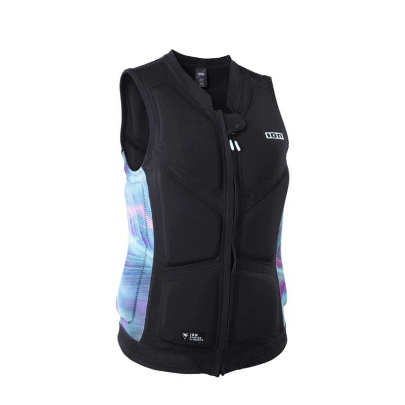 Lunis Vest Front Zip Womens|021 tropical-palm-glitch|34/XS|36/S|38/M|40/L
