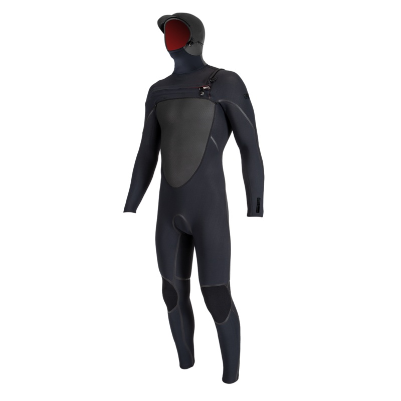 Psycho Tech 6/4+ Chest Zip w/Hood Mens Wetsuit