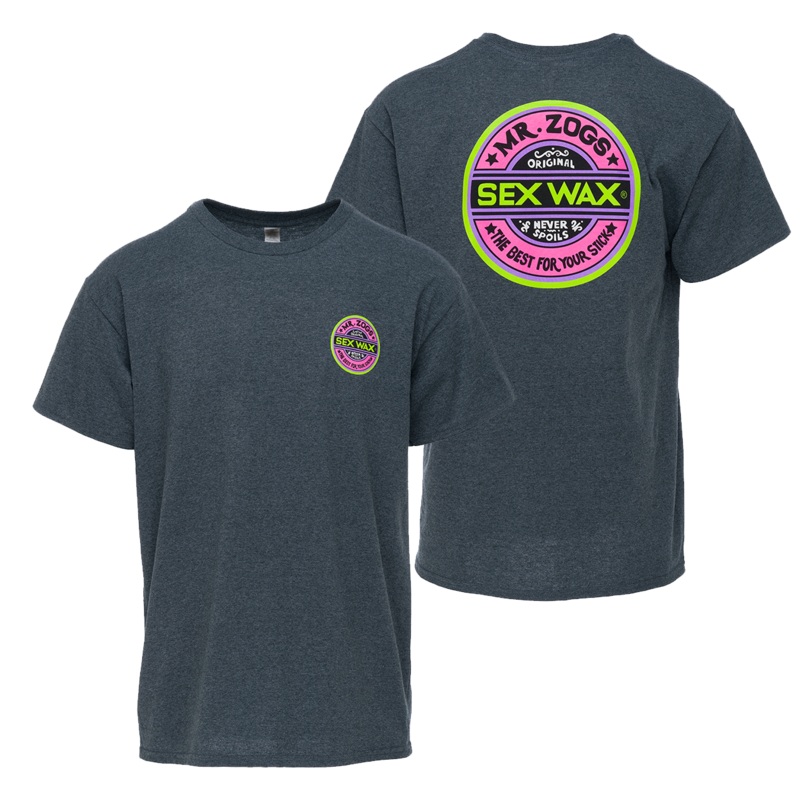 Sexwax Tee Fluoro|BLACK|DARK HEATHER|S|M|L|XL