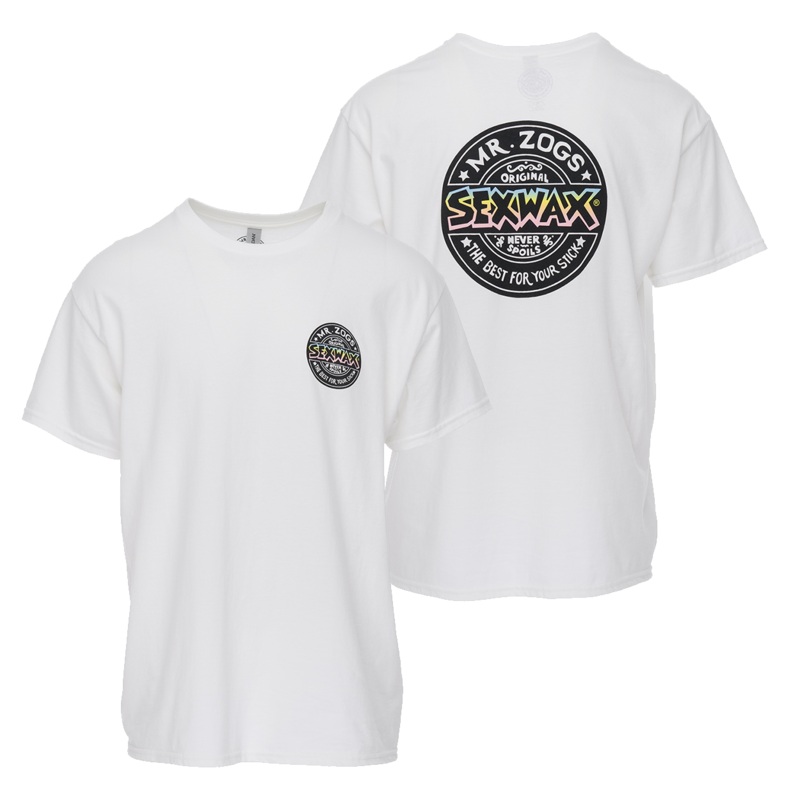 Sexwax Tee Word Fade Team|WHITE|S|M|L|XL