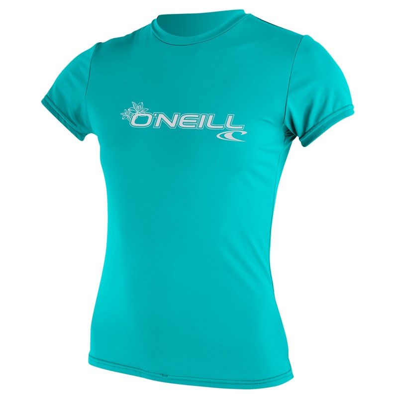Womens Short Sleeve Sun Shirt|BLACK|WHITE|FOXPINK|LIGHTAQUA|UK4|UK6|UK8|UK10|UK12|UK14|UK16