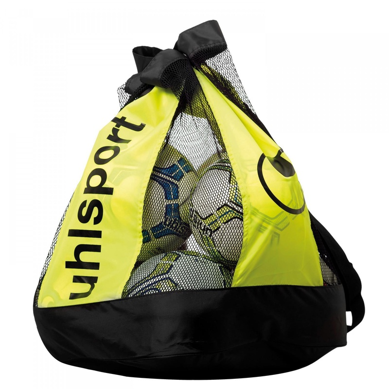 Bag for 12 balloons Uhlsport|black|neon yellow