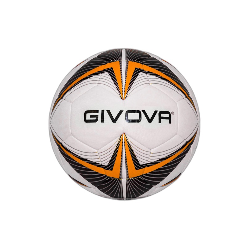 Ballon Givova King [Size 5]|nero|arancio fluo