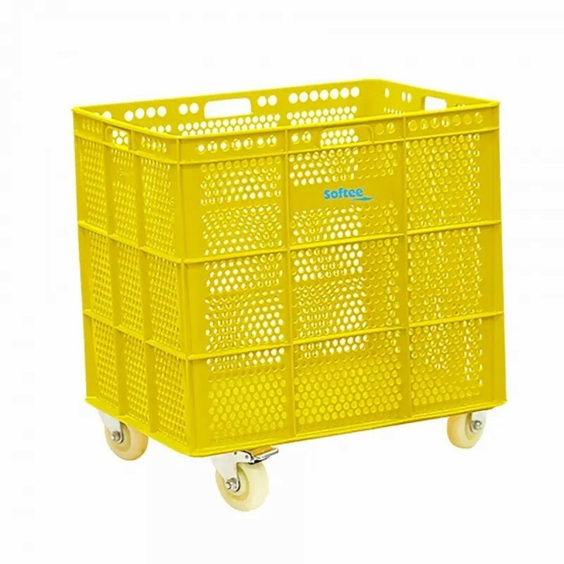 Cart with wheels Softee|yellow