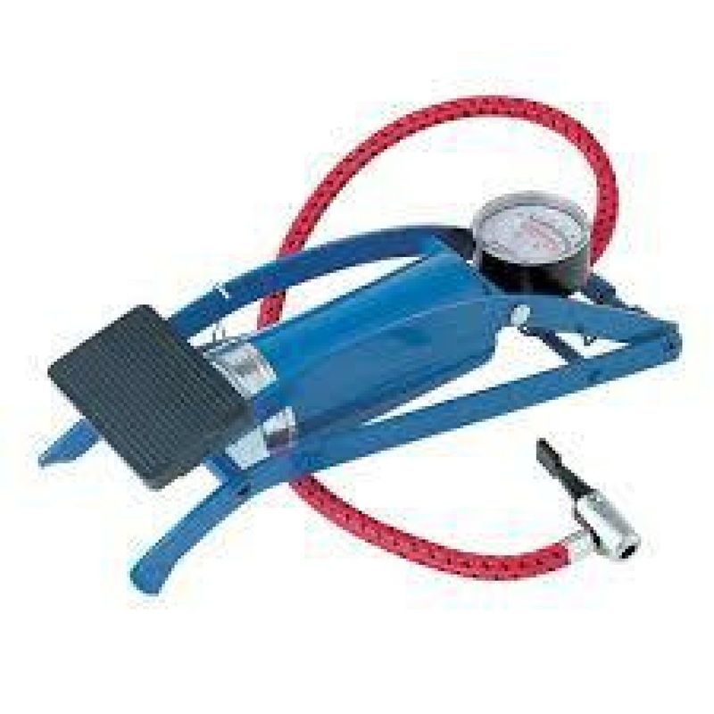 Foot Pump|blue red