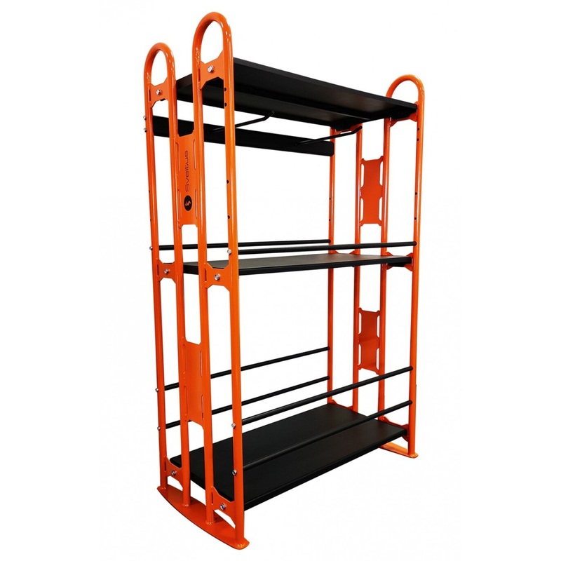Storage rack Sveltus Pilates|black|orange