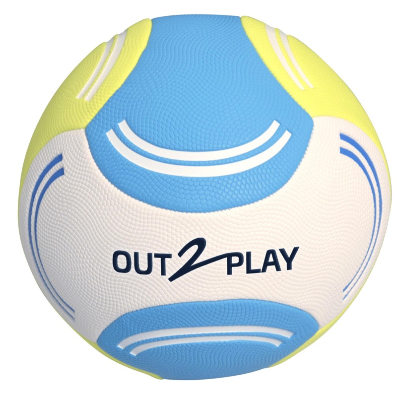 Ball Out2Play O2P|white|blue|yellow