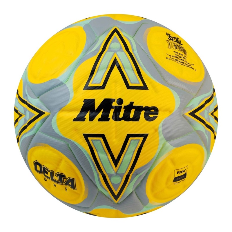 Football Mitre Delta One|yellow|black|grey