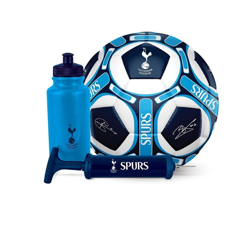 Football with Pump and Water Bottle Team Merchandise Signature