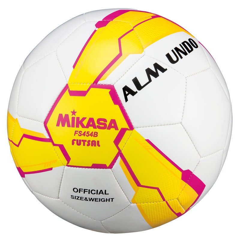 Futsal Ball Mikasa FS454B-YP|white|yellow