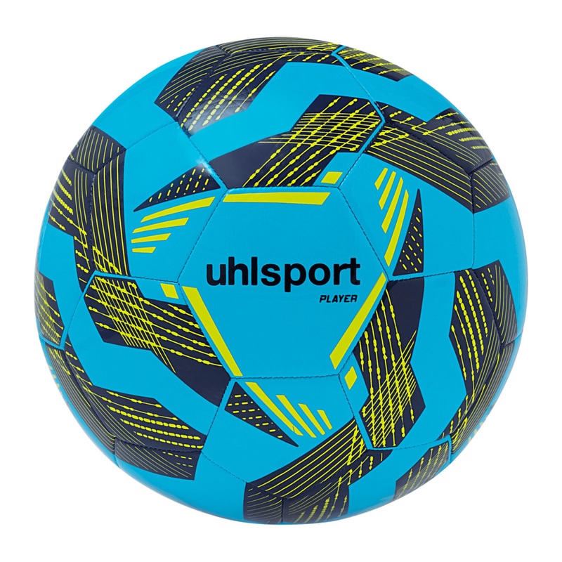 Soccer Ball Uhlsport Player|light sky blue|navy blue|neon yellow