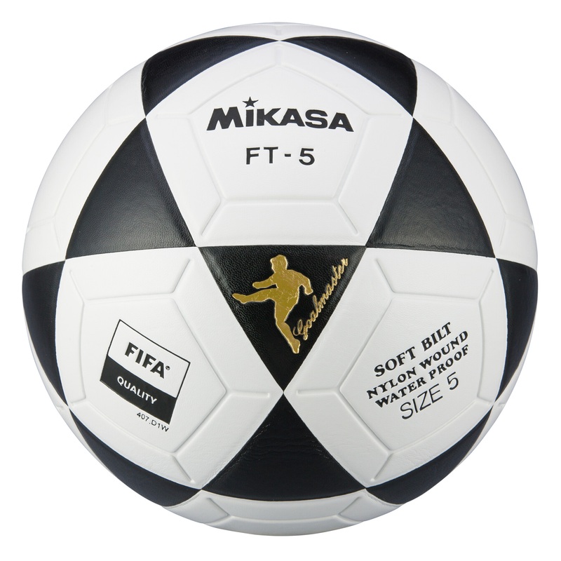 Soccer Ball Mikasa FT-5-FQ|white black