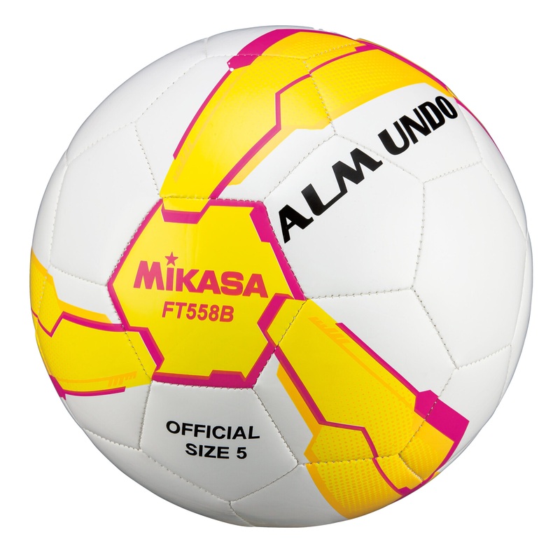 Soccer Ball Mikasa FT558B-YP|white|yellow