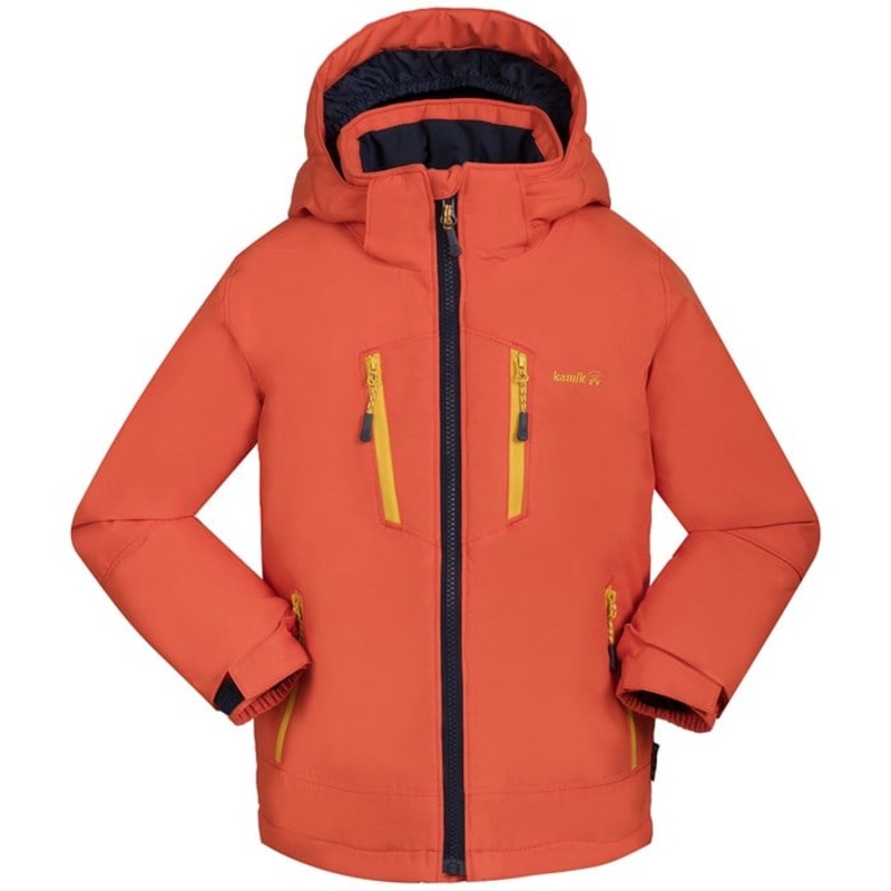Kamik Hux Jacket – Boys’|Cayenne/Midnight|Royal/Midnight|8|10