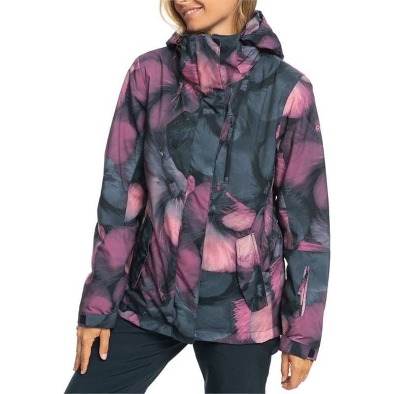 Roxy Jetty Jacket – Women’s|True Black Pansy Pansy|XS