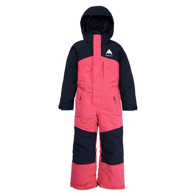 Burton One Piece – Kids’|Dusty Blue/Cheetah|True Black/Azalea Pink|L|XL
