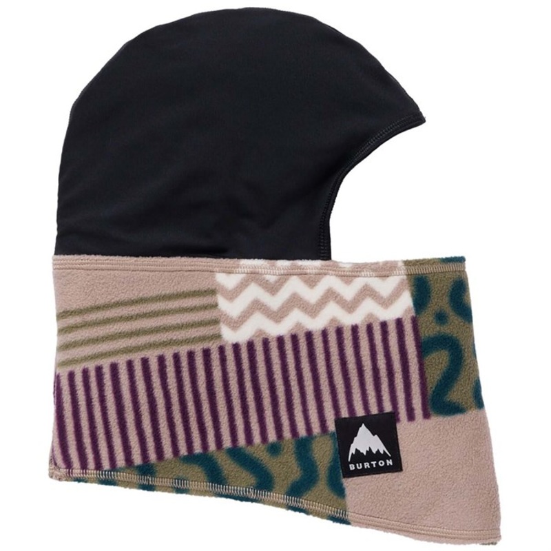 Burton Balaclava – Kids’|Fur Goldenrod|Patches|Peach Echo|True Black|S/M|L/XL