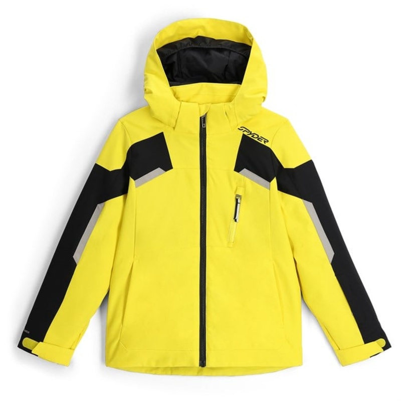 Spyder Leader Jacket – Boys’|Acid Yellow|Aether Blue|Camouflage Aether Blue|Spyder Red|8|10|12|14|16
