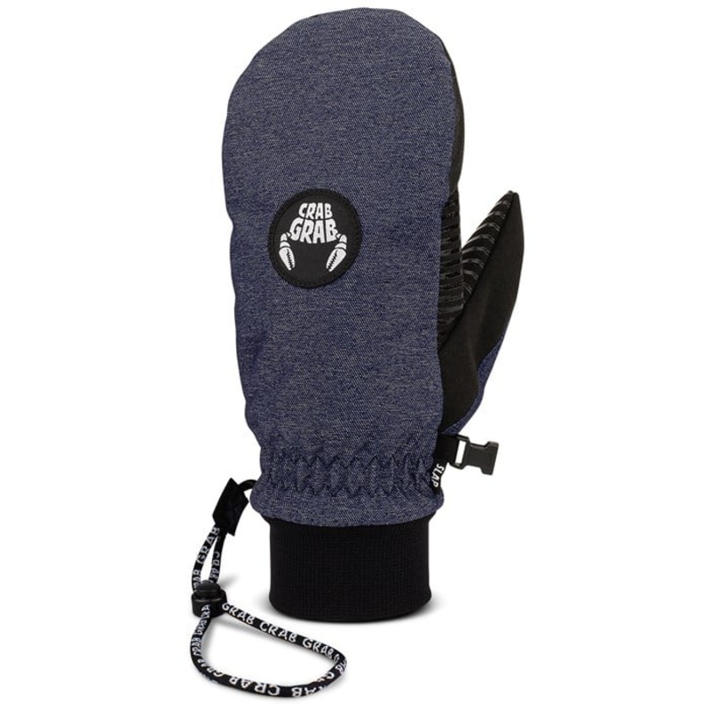 Crab Grab Slap Mittens|Crabs|Denim|Washed Black|XS|S|M|L|XL
