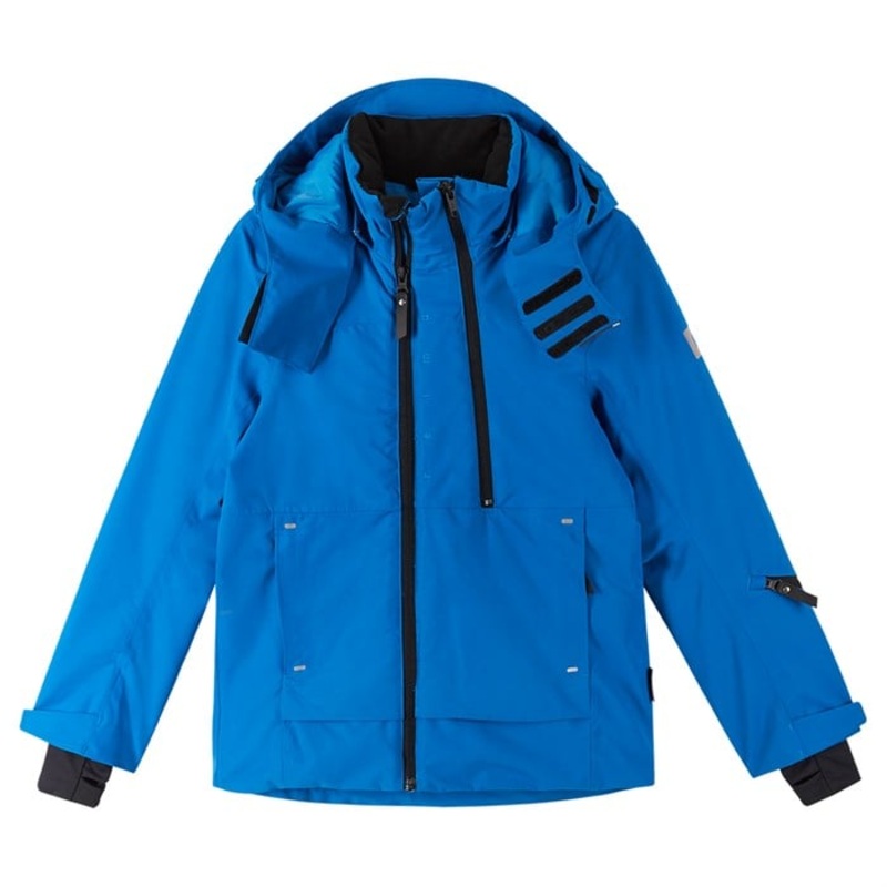Reima Tieten Jacket – Boys’|Black|Bright Blue|9|10|11|12|14