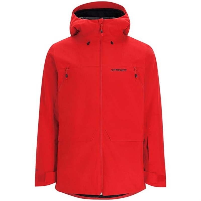 Spyder Field Jacket – Men’s|Black|Spyder Red|XS|S|L|XXL