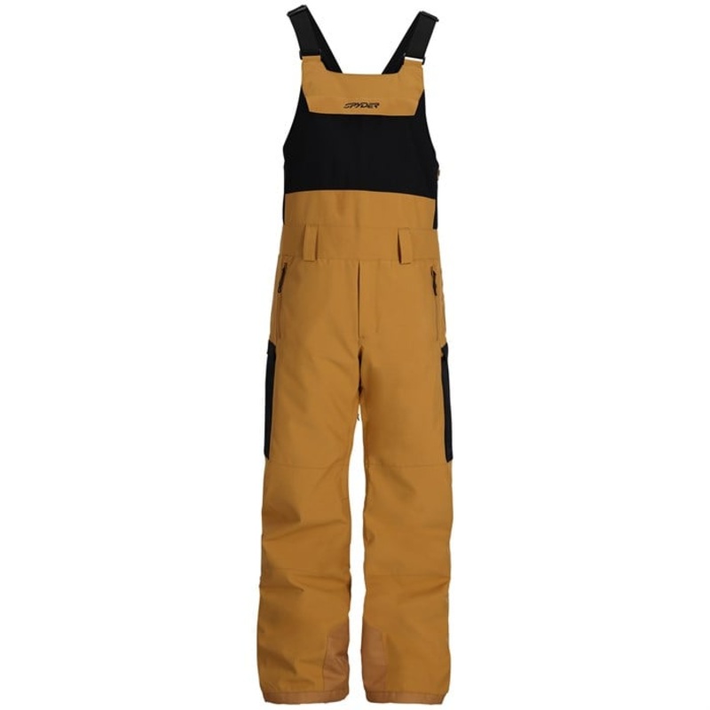 Spyder Terrain Bibs – Men’s|Black|Caramel|Orange Shock|XS|S|XXL