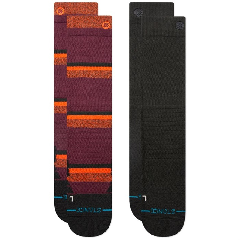 Stance Nightride Mid Poly Snow Socks 2-Pack