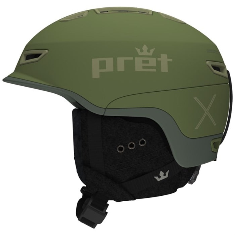 Pret Fury X MIPS Helmet|Green|Powder|M|L