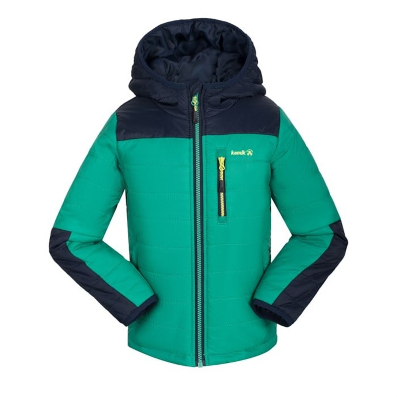Kamik Canyon Jacket – Boys’|Green/Midnight|8|10|12