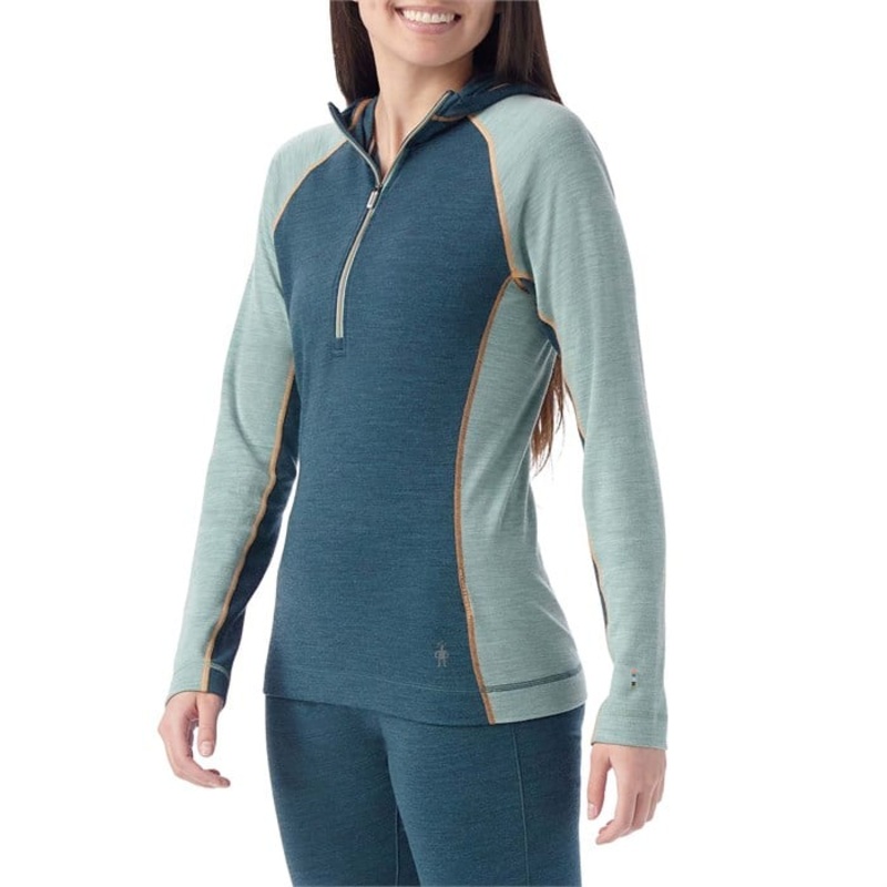 Smartwool Classic Thermal Merino Base Layer 1/2 Zip Hoodie – Women’s