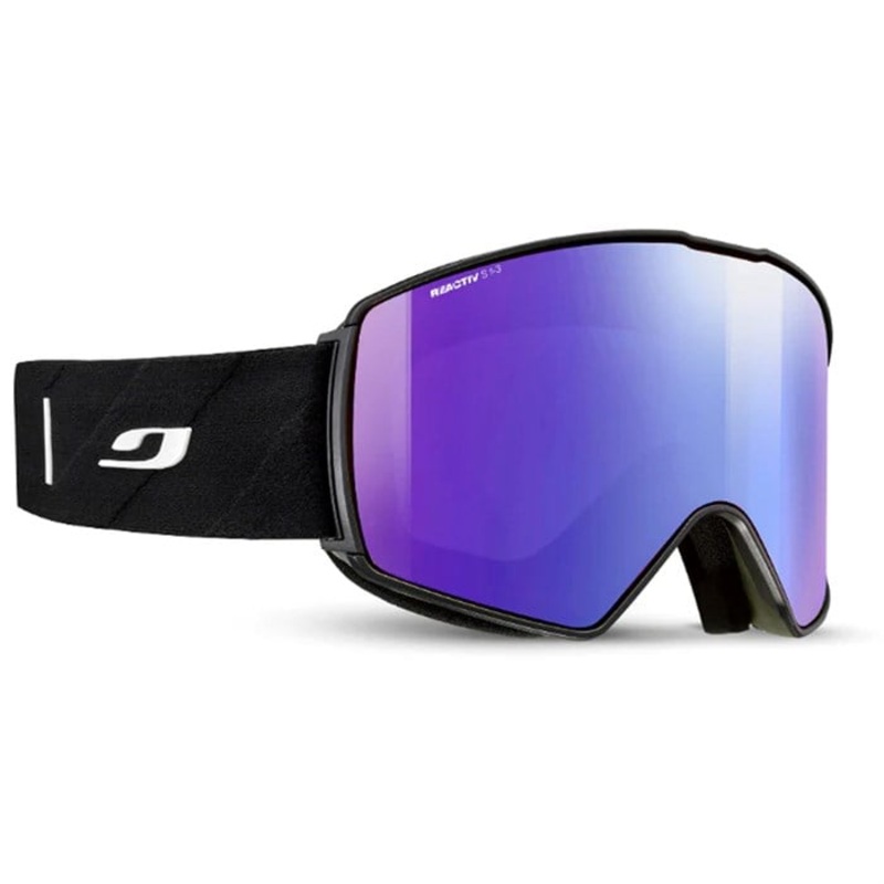 Julbo Launcher Goggles|Black/REACTIV 1-3 High Contrast|Black/REACTIV 2-4 Polarized