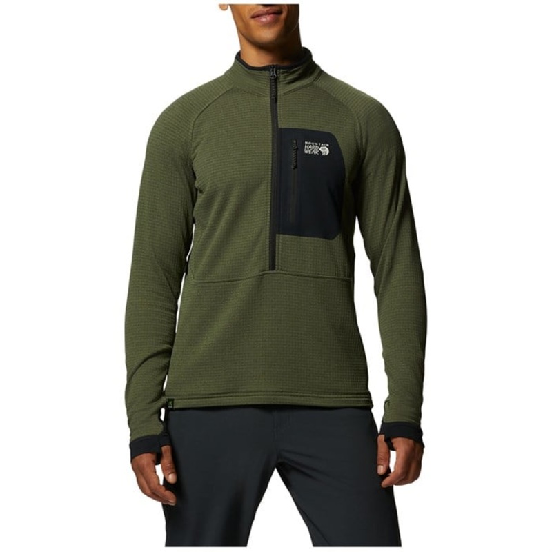 Mountain Hardwear Polartec Power Grid Half Zip Jacket – Men’s