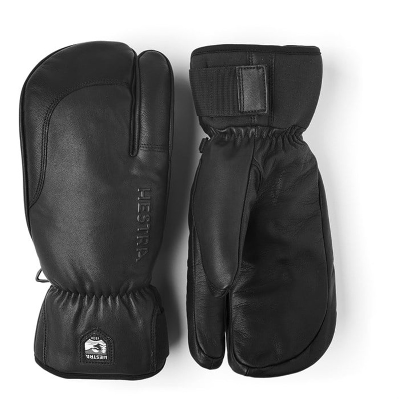 Hestra Topo 3-Finger Gloves|Black/Black|9|10|11