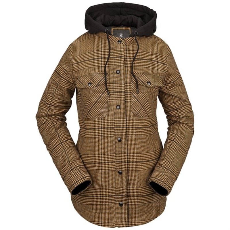 Volcom Hooded Flannel Jacket – Women’s