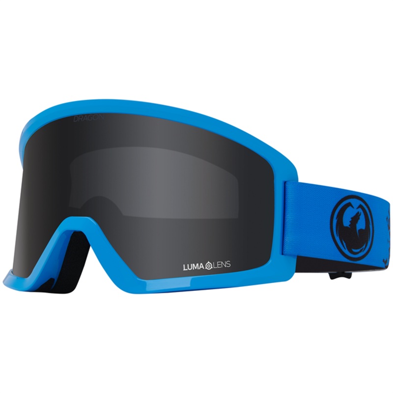 Dragon DX3 L OTG Goggles|Cobalt/LumaLens Dark Smoke|Zest/LumaLens Amber