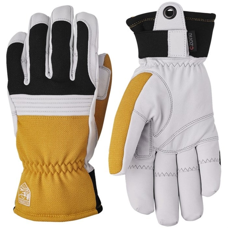 Hestra Couloir Gloves|Black/Off White|Mustard/Off White|6|7|8|11