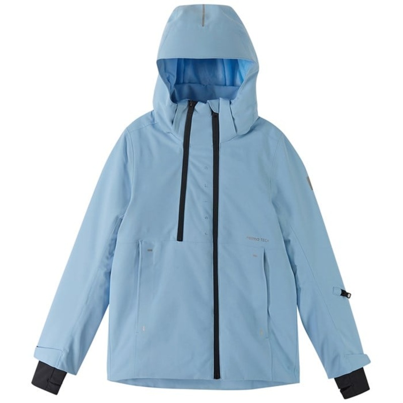 Reima Perille Jacket – Girls’|Black|Frozen Blue|10|11|12