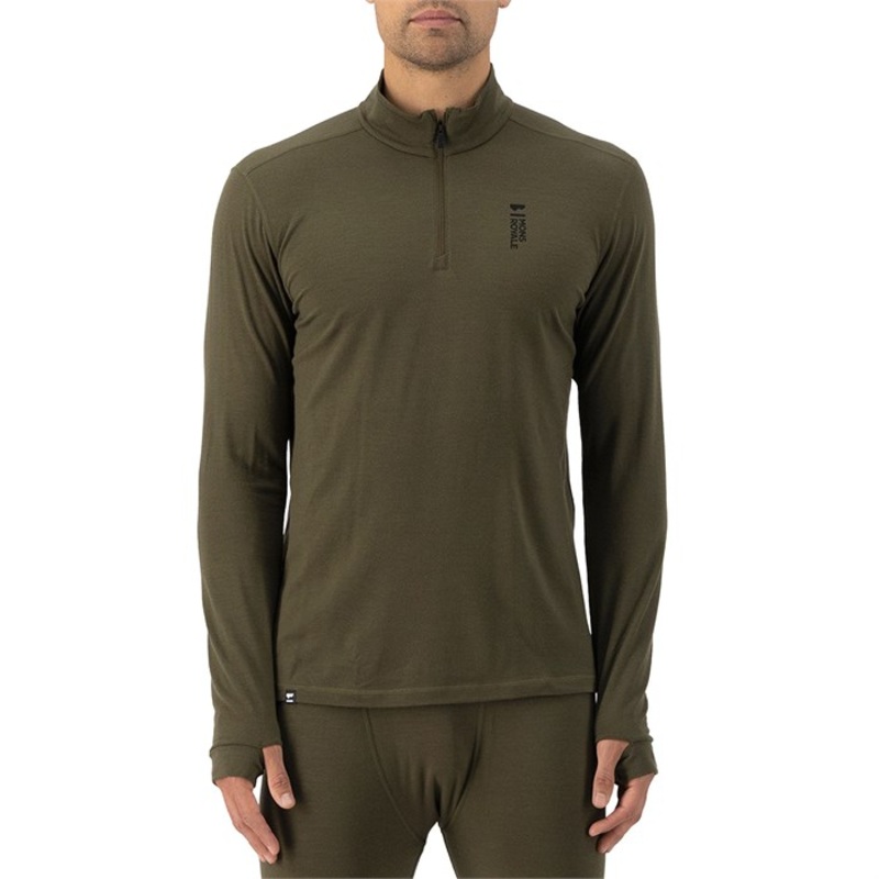 MONS ROYALE Cascade 1/4 Zip Top – Men’s
