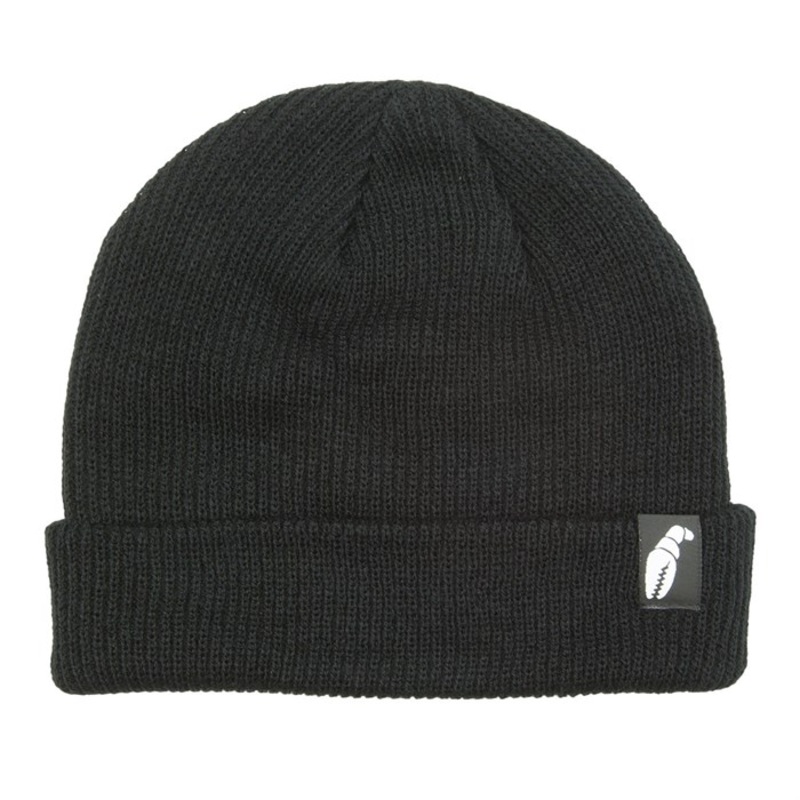 Crab Grab Claw Label Beanie|Black|Brown|Heather Grey|Navy|Orange|Pastel Purple|Soft Pink|Vintage Yellow|White|One Size Fits Most