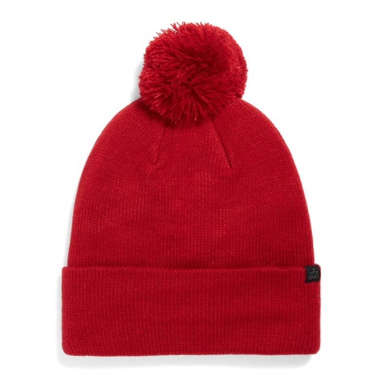 evo Pom Beanie|Black|Charcoal|Midnight|Red
