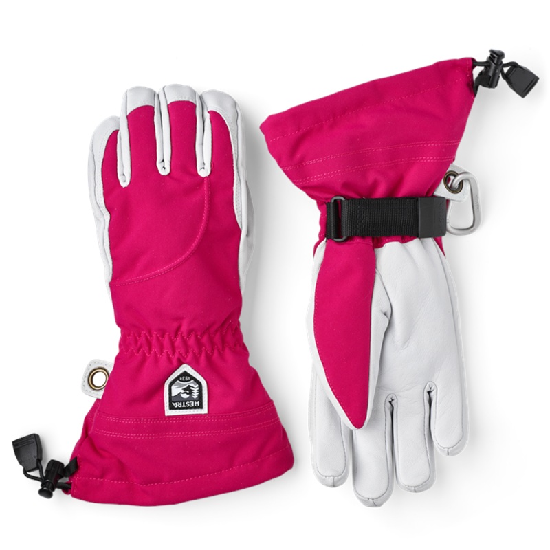 Hestra Heli Gloves – Women’s|Cerise/Off White|6