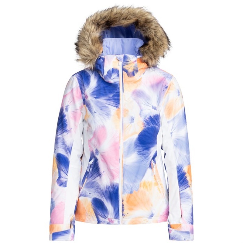 Roxy Jet Ski Jacket – Women’s|Bright White/Pansy Pansy|XS|S|M