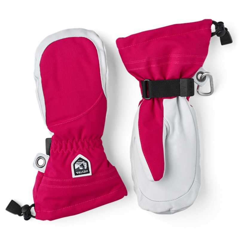 Hestra Heli Mittens – Women’s|Cerise/Off White|6|9