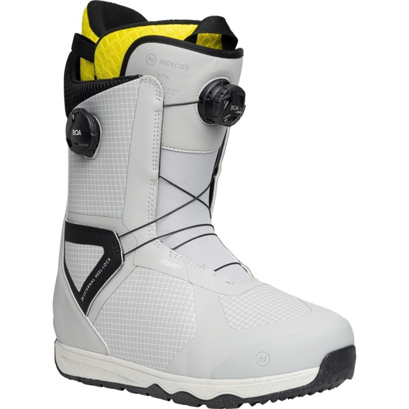 Nidecker Kita Snowboard Boots|Black|Gray|8|8.5|9|9.5|10|10.5|11|11.5|12|13