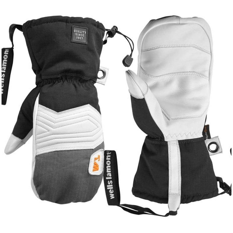 Wells Lamont Basecamp Mittens|Black/White|S|M|L|XL