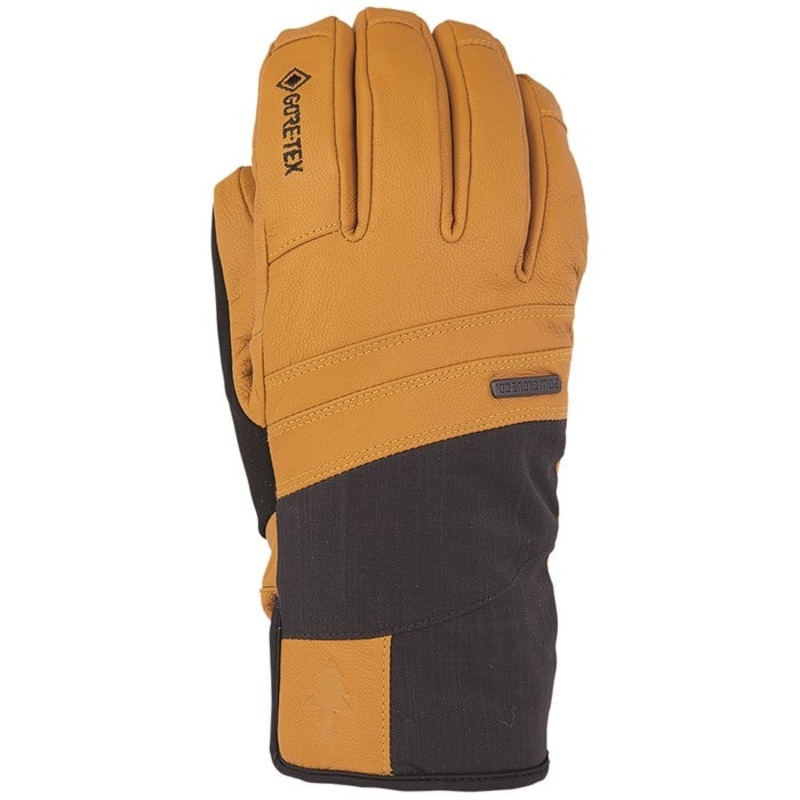 POW Royal GORE-TEX Gloves|Black|Buckhorn Brown|M